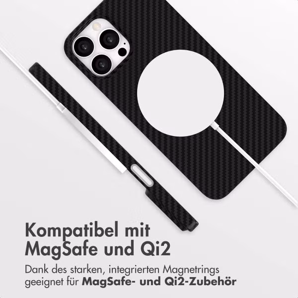 Accezz MagSafe Kevlar Hülle Apple iPhone 14 Pro Max - Schwarz