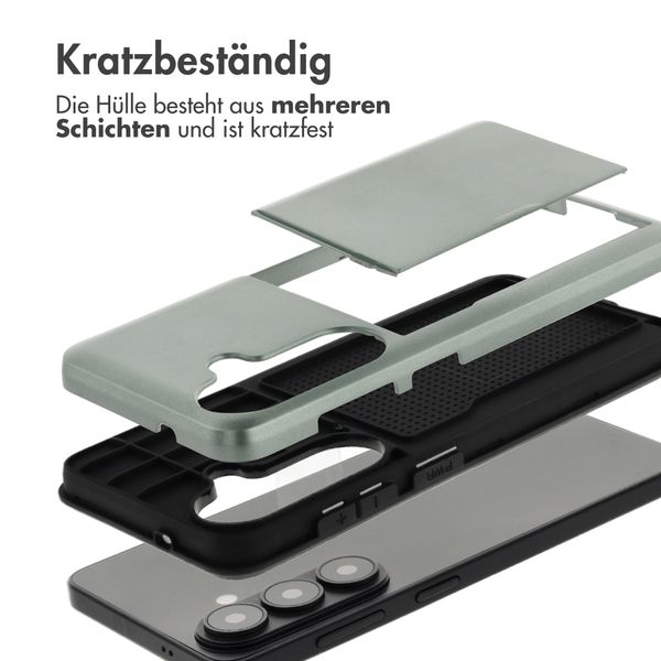 imoshion Backcover mit Kartenfach Samsung Galaxy S26 Plus - Grün