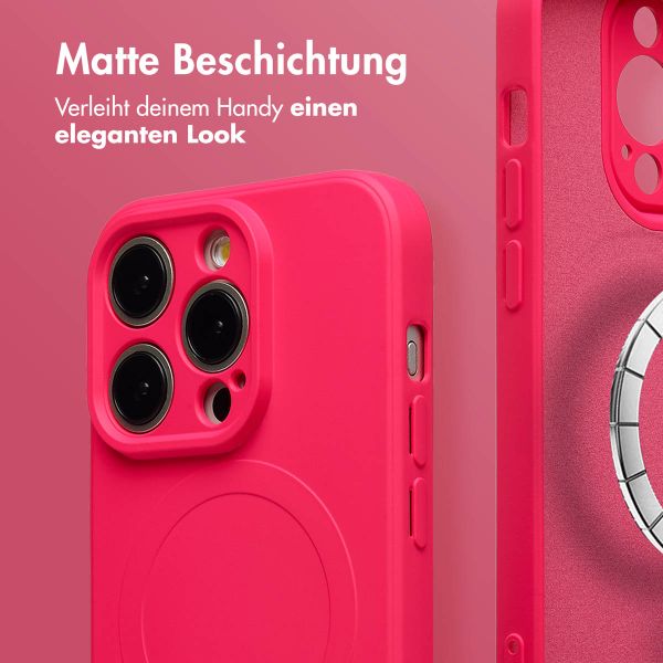 imoshion Color Back Cover mit MagSafe Apple iPhone 15 Pro Max - Neon Pink