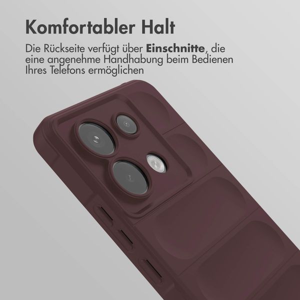 imoshion EasyGrip Back Cover für das Xiaomi Poco X6 Pro - Aubergine