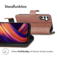 imoshion Luxuriöse Klapphülle Samsung Galaxy A25 (5G) - Braun
