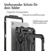 Accezz ﻿Robustes Back Cover mit Schultergurt für das iPad 10 (2022) 10.9 Zoll - Schwarz