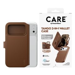 CARE by PanzerGlass Tango 2 in 1 Wallet Case MagSafe Apple iPhone 18 Pro Max / 17 Pro Max - Braun