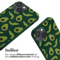 imoshion Silikonhülle design mit Band für das iPhone 13 - Avocado Green