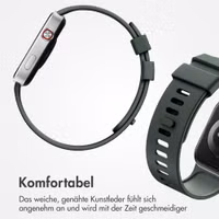 imoshion Silikonband für Xiaomi Smart Band 9 / 8 Pro / Redmi Watch 6 / 5 / 4 - Dunkelgrün
