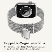 imoshion Mailändische Magnetarmband für Apple Watch | 44/45/46/49 mm - Silber