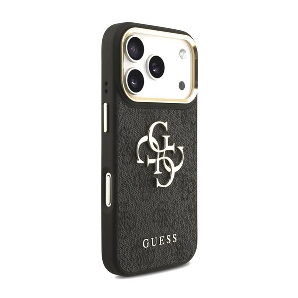 Guess 4G Metal Logo Back Cover Apple iPhone 18 Pro / 17 Pro - Black