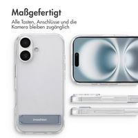 imoshion Back Cover mit Ständer Apple iPhone 16 - Transparent