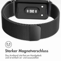 imoshion Mailändische Magnetarmband für das Samsung Galaxy Fit 3 - Schwarz