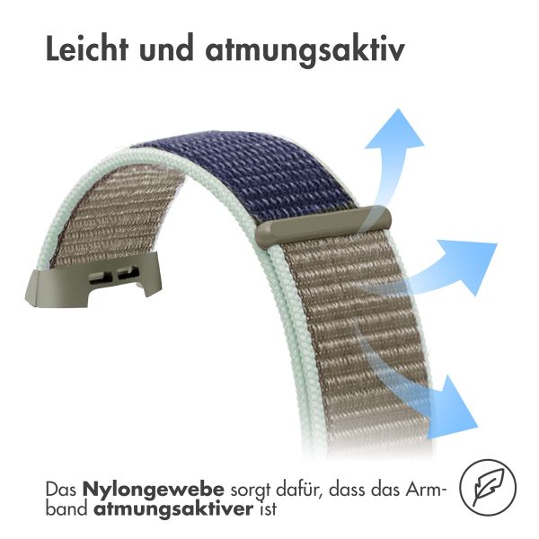 imoshion Nylonarmband für das Fitbit Charge 3 / 4 - Khaki