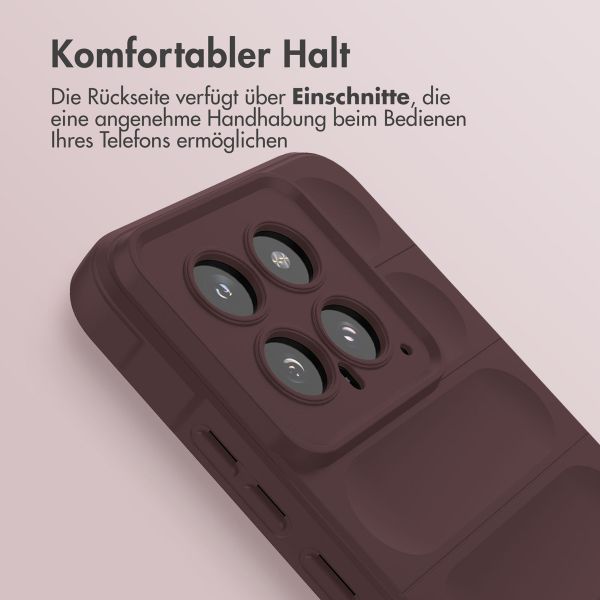 imoshion EasyGrip Back Cover für das Xiaomi 14 - Aubergine