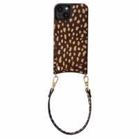 Selencia Nova Echtleder Backcover mit Kartenhalter Apple iPhone 14 / 13 - Fawn Chic