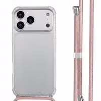 imoshion Transparentní zadní kryt s šňůrkou Apple iPhone 17 Pro Max - Rosé gold