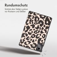 imoshion Design Trifold Klaphülle Lenovo Tab M11 - Leopard