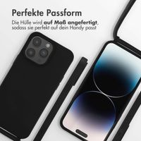 imoshion SilikonHülle mit Band Apple iPhone 14 Pro Max - Schwarz