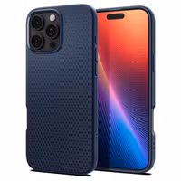 Spigen Liquid Air™ Case für das Apple iPhone 16 Pro - Navy Blue