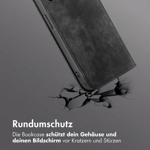 Slim Klapphülle Motorola Moto G77 - Schwarz