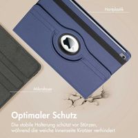 imoshion 360° drehbare Klapphülle Apple iPad 9 (2021) 10.2 Zoll / iPad 8 (2020) 10.2 Zoll / iPad 7 (2019) 10.2 Zoll - Dunkelblau