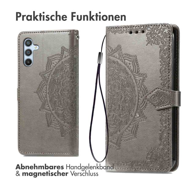 imoshion Mandala Klapphülle Samsung Galaxy A54 (5G) - Grau