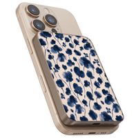 Selencia Vivid Powerbank 5.000 mAh - MagSafe und Qi - Desert Gold / Midnight Blossom