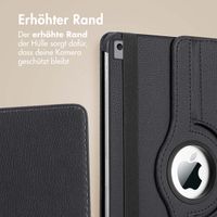 imoshion 360° drehbare Klapphülle Apple iPad 9 (2021) 10.2 Zoll / iPad 8 (2020) 10.2 Zoll / iPad 7 (2019) 10.2 Zoll - Schwarz