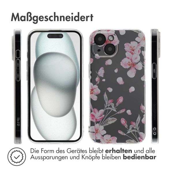 imoshion Design Hülle für das iPhone 15 - Blossom