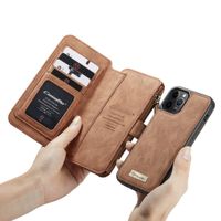 CaseMe Luxuriöse 2-in-1 Portemonnaie-Klapphülle iPhone 12 (Pro)