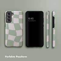 Selencia Vivid Back Cover Samsung Galaxy S21 FE - Groovy Sage Green