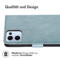 imoshion Luxuriöse Klapphülle Oppo Reno 13 - Hellblau