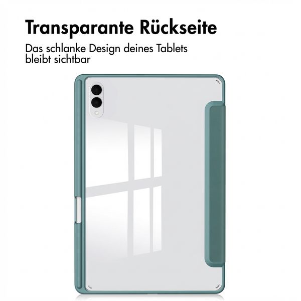 imoshion Trifold Hardcase Klapphülle Samsung Galaxy Tab S11 Ultra - Grün
