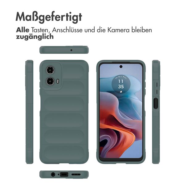 imoshion EasyGrip Backcover Motorola Moto G34 - Dunkelgrün