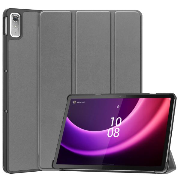 imoshion Trifold Klapphülle für das Lenovo Tab P11 (2nd gen) - Grau