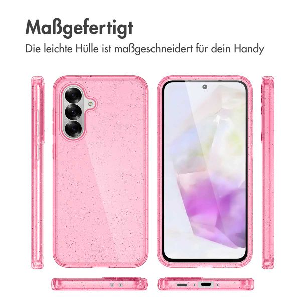 imoshion Glitzer Back Cover Samsung Galaxy A56 - Glitzer Rosa