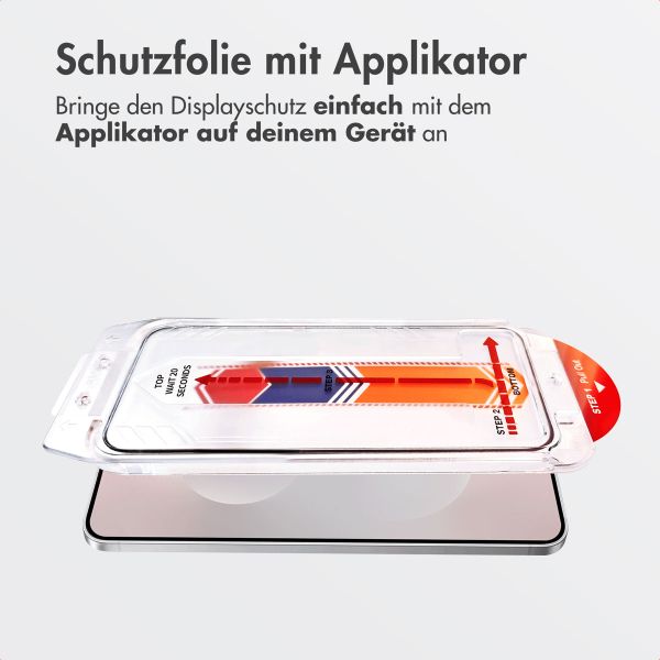 Accezz Gehärteter Glas-Schutz + Applikator Samsung Galaxy S25 Edge