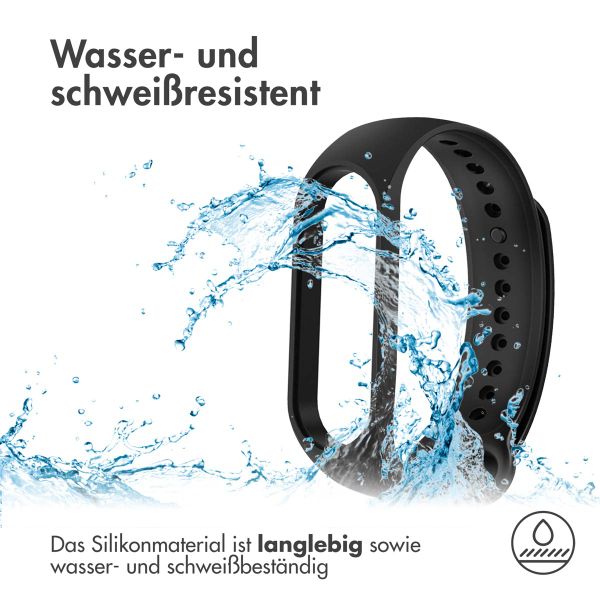 imoshion Silikonarmband für das Xiaomi Mi Band 7 - Schwarz