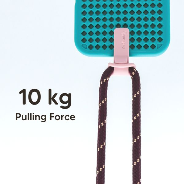 Callbuddy Lanyard - Cross Body Handyband - Burgundy Pink