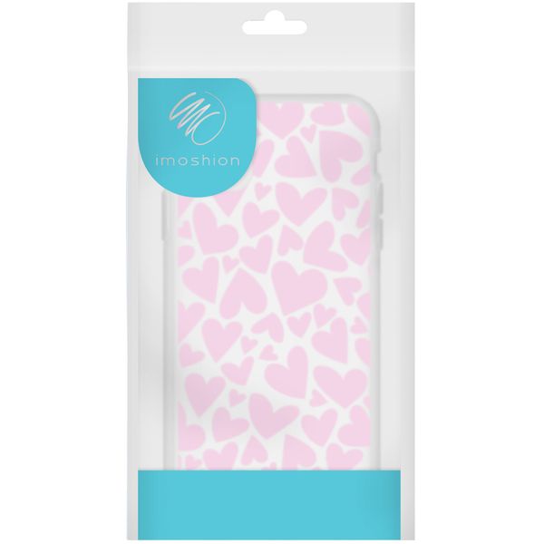 imoshion Design Hülle Samsung Galaxy A42 - Herzen - Rosa