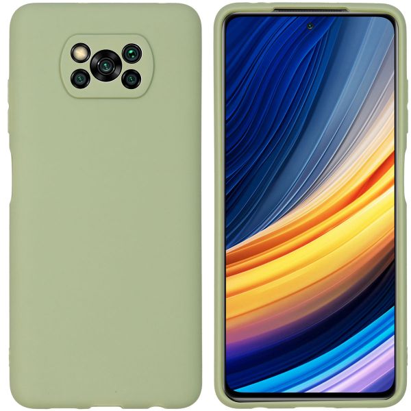 imoshion Color TPU Hülle für das Xiaomi Poco X3 (Pro) - Olive Green