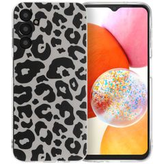 imoshion Design Hülle Samsung Galaxy A14 (5G/4G) - Leopard Transparent