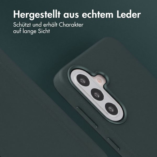 Accezz MagSafe Leather Backcover Samsung Galaxy A57 (5G) - Cedar Green