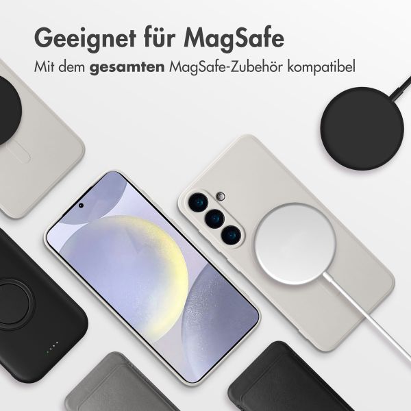 imoshion Color Back Cover mit MagSafe für das Samsung Galaxy S25 Plus - Beige