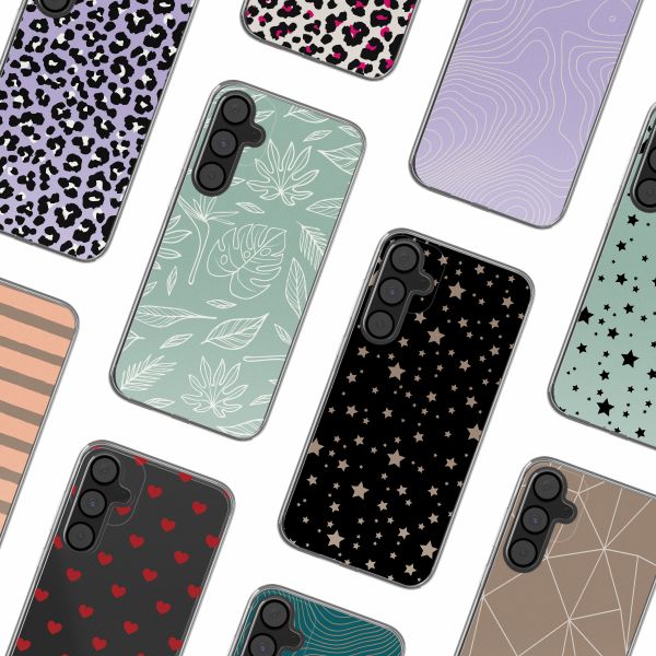 imoshion Design Hülle Samsung Galaxy A55 - Leaves Line-Art