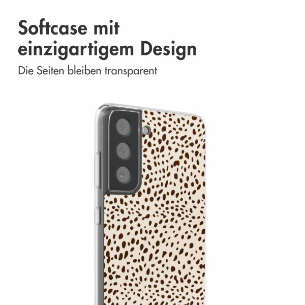 imoshion  Design Hülle für das Samsung Galaxy S21 FE - Desert Dots