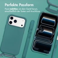 imoshion Color Backcover mit abnehmbarem Handykette und MagSafe Apple iPhone 17 Pro - Dunkelgrün