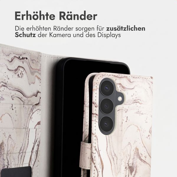 imoshion Design Klapphülle Samsung Galaxy S26 - Sandy Marble
