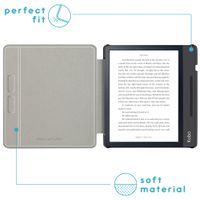 imoshion Slim Hard Case Sleepcover mit Stand für das Kobo Libra H2O - Rot