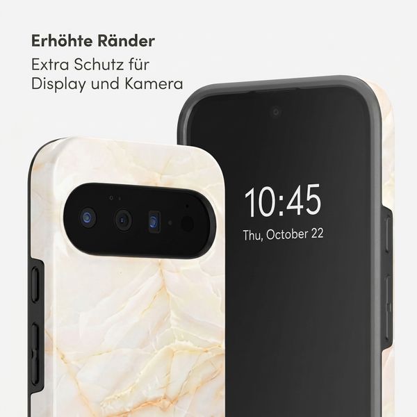 Selencia Vivid Rückabdeckung mit MagSafe Google Pixel 11 - Golden Beige Marble