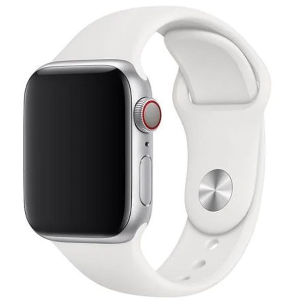 Apple Sport Band für Apple Watch Series 1-10 / SE / Ultra (2) - 42/44/45/46/49 mm - White