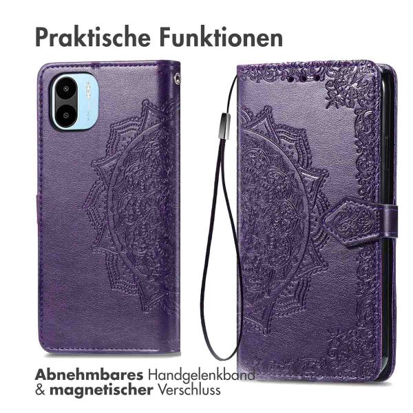 imoshion Mandala Klapphülle Xiaomi Redmi A1 / A2 - Violett