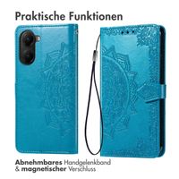 imoshion Mandala Klapphülle Xiaomi Poco X7 Pro - Türkis